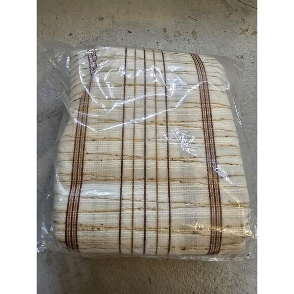 Stratton Everlined Permanent Press Self-Lined Drapes Pair 96 X 84 Vtg Malimo - Picture 5 of 5